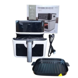 COD:T9351 FREIDORA DE AIRE 8L CON GRILL INCLUIDO 1700W ORYX