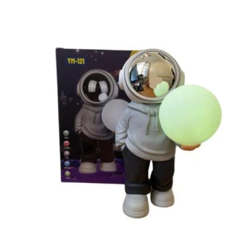 COD:T121 Lampara Parlante Inalambrico Led Astronauta Usb Y121