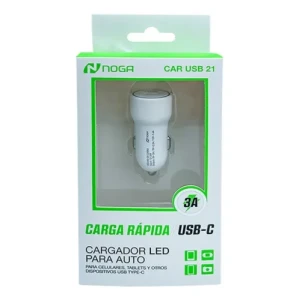 COD:NO2100 CARGADOR PARA AUTO TIPO C NOGA